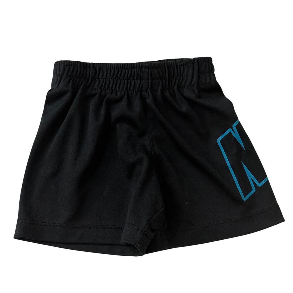 Nike Dri-Fit Black & Blue Athletic Shorts Baby Size 12 Months